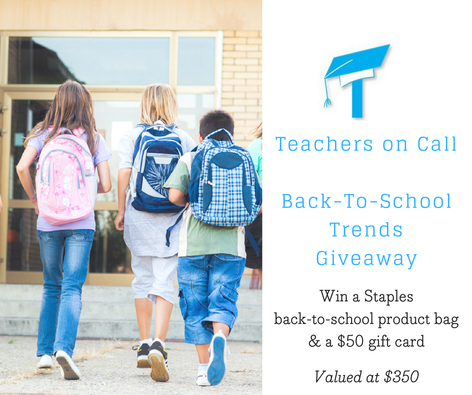 Teachers on Call Back To School Giveaway