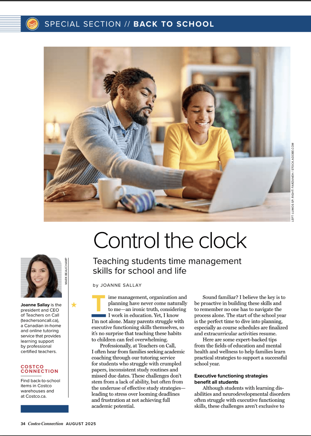 Costco connection article by Joanne Sallay