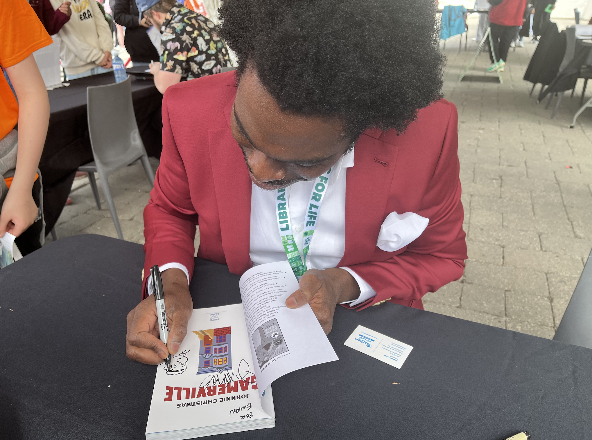 Johnnie Christmas autograph