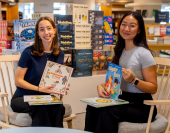 teachers with books in indigo